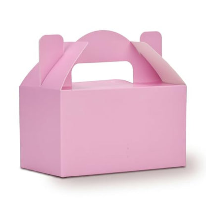 Aosric Small Pink Gable Boxes 3.5 x 3.5 x 6.3 In, 30 Pack - color: Pink