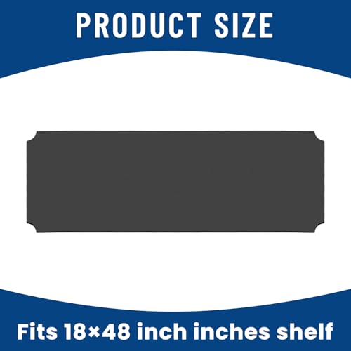 Frienda Wire Shelf Liners,18 x 48 Inch,Gray,Set of 10 - color: Gray, size: 18 x 48 Inch