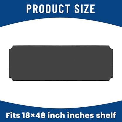 Frienda Wire Shelf Liners,18 x 48 Inch,Gray,Set of 10 - color: Gray, size: 18 x 48 Inch