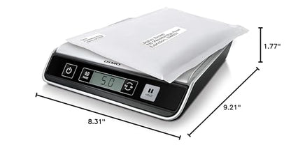 DYMO M10 Digital Package & Shipping Scale | up to 10KG Capacity | 20 cm x 20 cm - style: m10
