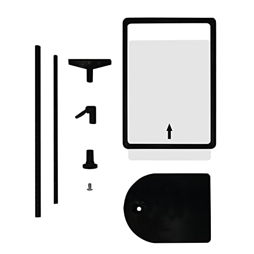 Sign Holder Stand, 8.5x11 Inch Adjustable Tabletop Sign Holder Floor Stand for Supermarket, Vertical&Horizontal View Displayed (Black,2Pcs) - size: 8.5"x11"-2Pcs