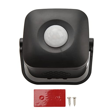 Infrarot Motion Sensor Alarm Detector Entrance Welcome Doorbell for Shop Black