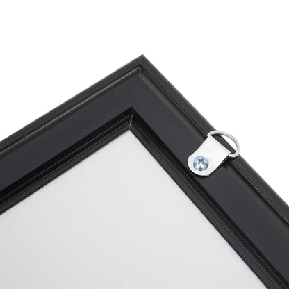 16'' x 20'' LED Poster Frame, Backlit Light Box Sign 18W with Aluminum Frame, Front Open Advertising Light Box for Menu Poster Art Display, Black - color: Black, size: 16" x 20"