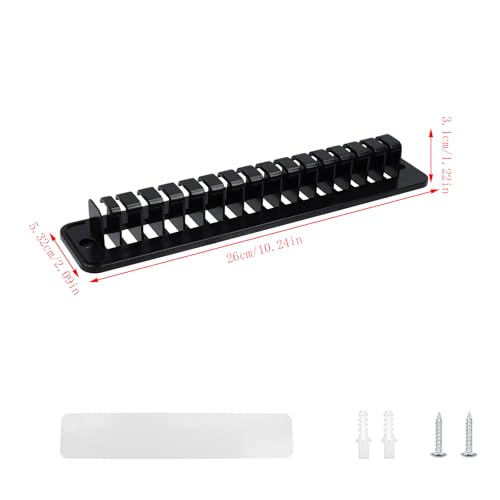 Dnyta 2Pcs Hat Organizer for Baseball Caps, Wall Mounted Adhesive Hat Rack Holds 32 Caps, Cap Storage or Display Space Saver Organizer for Closet, Bedroom (Black)