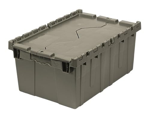 Storage Bins with Lids Heavy Duty Stackable Storage Box - size: 16" x 10" x 22"