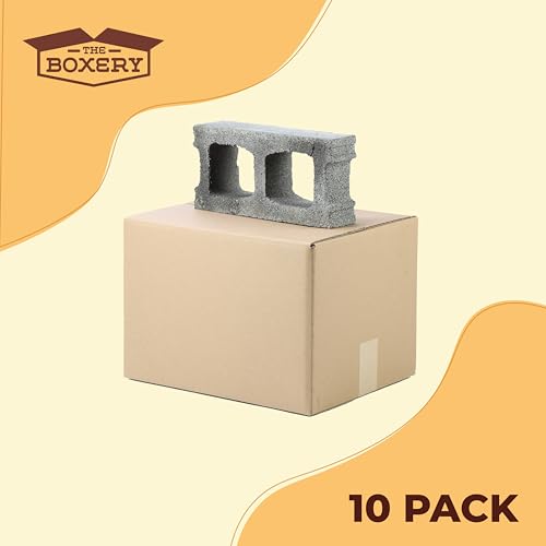 The Boxery 18"x18"x12" Heavy Duty Double Wall (ECT48) Boxes - 10 Count - size: 18x18x12"-10 PACK