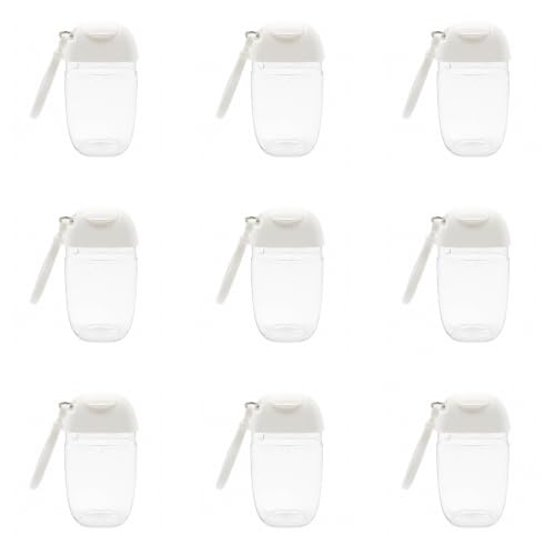 9 Pack 30ml Refillable Empty Cosmetic Bottles Containers