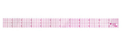 Westcott 8ths 12-Inch Beveled Transparent Ruler (B-60) - size: 12 inches (Single), style: B-60