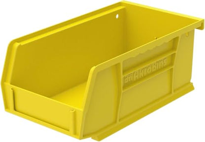 Akro-Mils 30220 AkroBins Plastic Storage Bins, 7"x4"x3", Yellow, 24-Pack - color: Yellow