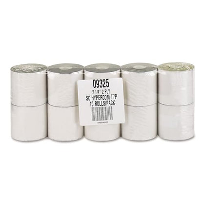 PM Company 09325 Credit/Debit Rolls, 2-Ply, 2-1/4-Inch x70-Ft, 10/PK, WE