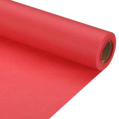 PATIKIL Wrapping Paper, 12" x 394"(33') 70 GSM Craft Paper Roll Kraft Packing Paper for Poster Bulletin Board, Gift Wrapping, Bright Red - color: Bright Red, size: 12" x 394"(33')