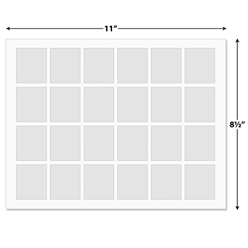 Mail Blooms Personalized Address Labels - Set of 144 (3 Designs), 1 ½” x 1 ¾”, Self-Adhesive, Large Flat-Sheet Select Labels, By Colorful Images - color: Mail