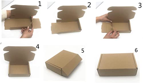 Black Shipping Boxes 10x10x4 Inch Cardboard Storage Mailer Box 15 Pack - size: 10 x 10 x 4 Inch/15 pcs