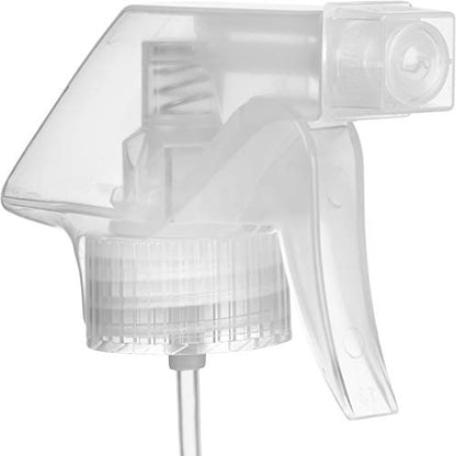 Spray Bottle - (Large - 26 Oz) - All-Purpose, Empty/Reuseable, Heavy Duty, Clear PET Plastic, Trigger Sprayer, Industrial Size, Chemical Resistant, MADE IN USA (1 Pack, Clear)