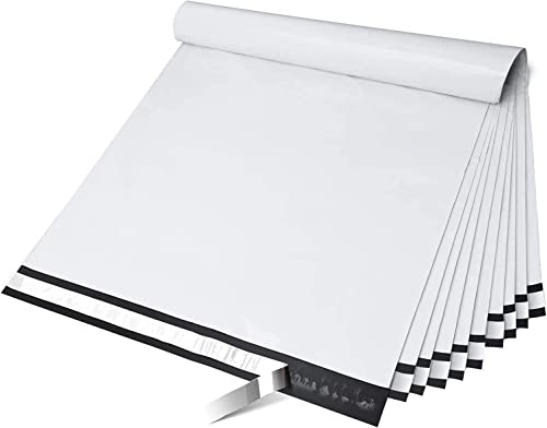 Fuxury Poly Mailers 19x24" 50 Pack,Large Shipping Bags for Clothing,White - color: White, size: 19x24" 50pcs