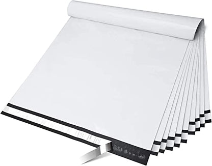 Fuxury Poly Mailers 19x24" 50 Pack,Large Shipping Bags for Clothing,White - color: White, size: 19x24" 50pcs