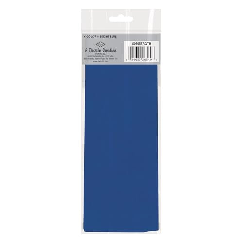 Beistle Bright Blue Tissue Paper Sheets – 96 Pack, Bulk Square Craft Tissue, Gift Wrapping for Bags, Boxes, Crafts, Packaging Filler for Retail Displays, Shipping, Parties & Decorative Use, 20” x 20”