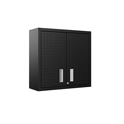 Manhattan Comfort Fortress Storage Units, Charcoal Gray - color: Charcoal Gray, style: Dual Floating