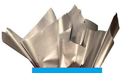 Tissue Paper for Gift Bags - 500 Sheets 14x20in Wrapping Paper, Silver - color: Silver, size: 500 Count, 14 x 20 in