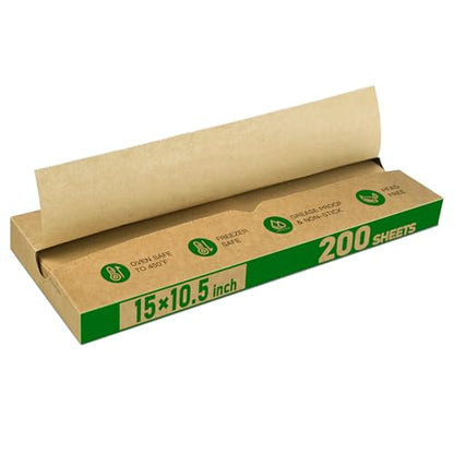 EcoDispose Precut POP UP Deli Paper Sheet, 200 Pack, 15" x 10.5", Kraft - color: Kraft, size: 15“x10.5”