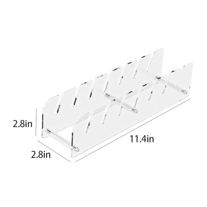 Baseball Hat Organizer Rack,2 Pack Acrylic Baseball Caps Storage Holder for Closet,Retail Hat Display Stand for Vendors