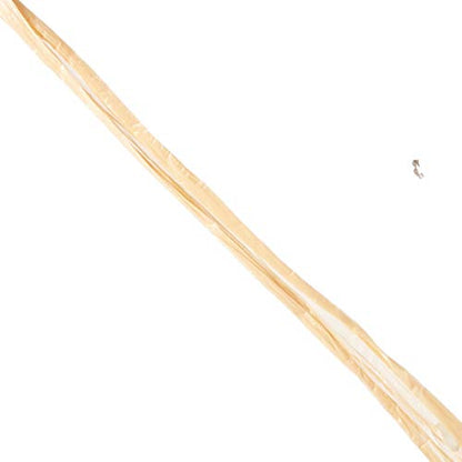 BERWICK Craft Matte 1/4'' Wide Raffia Ribbon, Gold, 100 Yards - color: Gold, size: 7MM