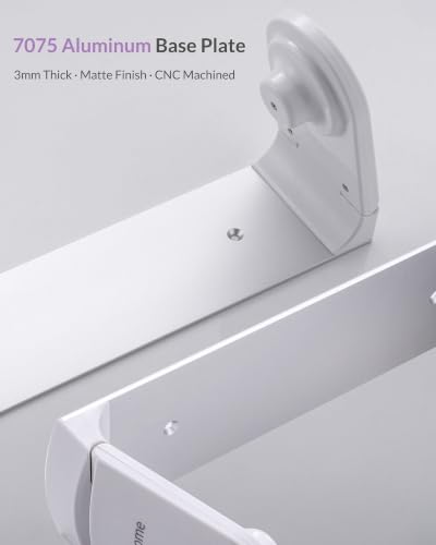 simpletome ONE Hand Simple Tear Paper Towel Holder Under Cabinet (White) - color: White