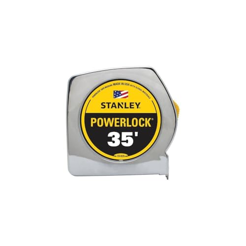 STANLEY PowerLock Tape Measure, 35-Foot (33-835) - size: 10.7 m