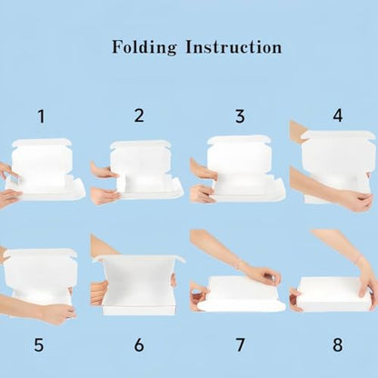 9x6x2 Inches 50 Pack White Corrugated Cardboard Shipping Boxes - size: 9x6x2 inch 50 Pack