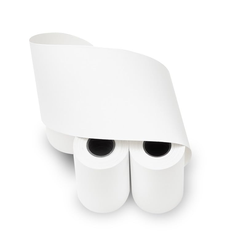 (50 Rolls) 2 1/4 x 50 Thermal Paper Receipt Rolls 2.25 x 50 ft POS Cash Register fits all Credit Card Terminals Verifone VX520 Ingenico ICT220 ICT220 ICT250 FD400 BPA Free from PAPER OF AMERICA