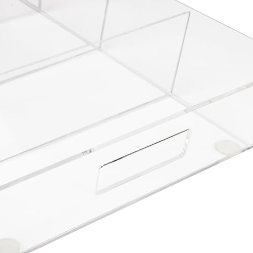 Mind Reader Snack Tray, Countertop Organizer, Snack Tray, Pantry, Breakroom, Kitchen, Clear - color: Clear