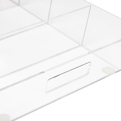 Mind Reader Snack Tray, Countertop Organizer, Snack Tray, Pantry, Breakroom, Kitchen, Clear - color: Clear