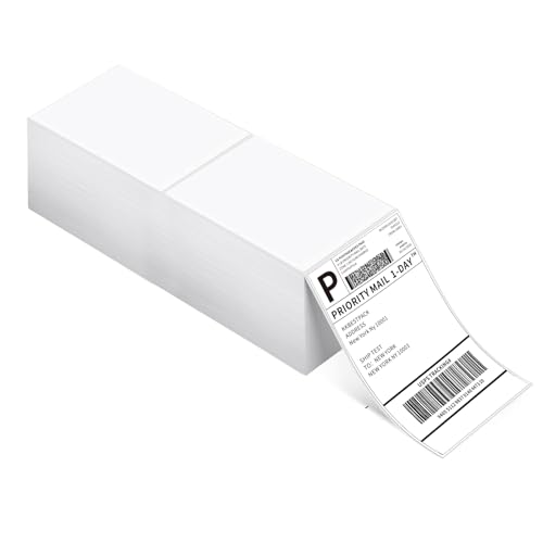 KKBESTPACK Mailing Labels – 2000 Fanfold 4 x 6 Direct Thermal Shipping Labels - style: 2000 Labels