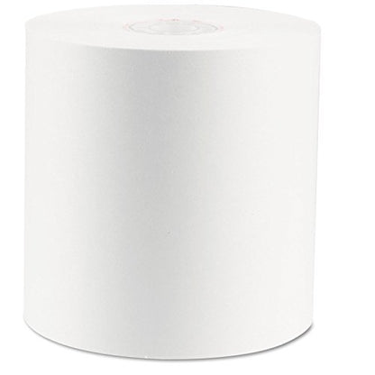 PM Company Item One Ply White Bond Rolls - 50 Rolls/Carton, 2 3/4 Inches x 150 Feet (07701)