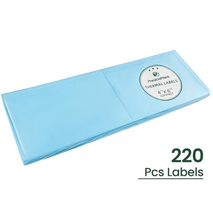 220 Fanfold 4"x6" Direct Thermal Shipping Labels - size: 1 Stacks | 220 Labels, style: Fold