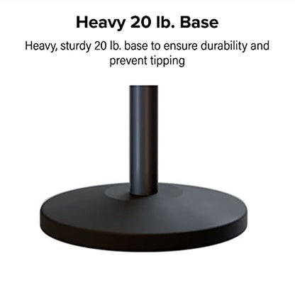CCW Stanchion Kit, 2 Satin Stainless Steel Crown Top Posts - color: Gray Rope, size: Satin Steel posts with 1 Vertical Sign Frame