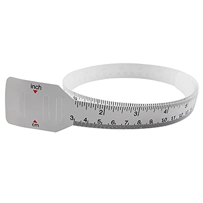 Head Circumference Measuring Tape 2PCS 24x0.79Inch/60x2cm White Baby Head Circumference Measuring Rulers