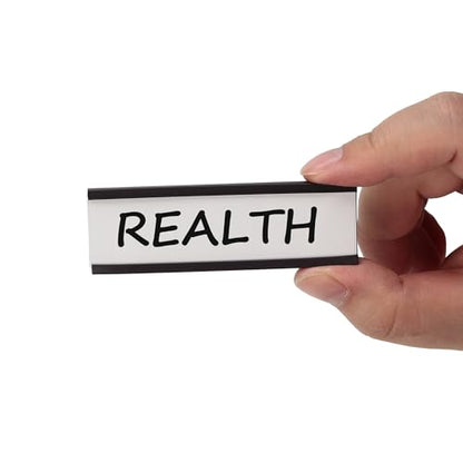 Realth C Channel Magnetic Label Holders 70 Pack 1'' x 4'' for Metal Racks and Shelves - size: 1'' x 4'', style: 70 Pack