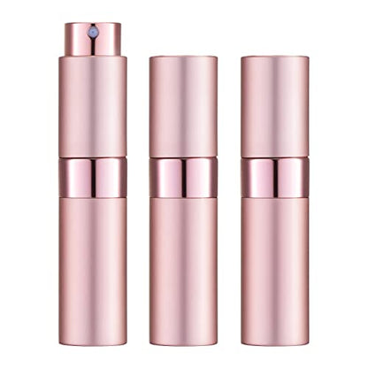 LISAPACK 8ml Travel Perfume Bottle Refillable, 3 PCS Cologne Atomizer Spray - color: 3 Pink