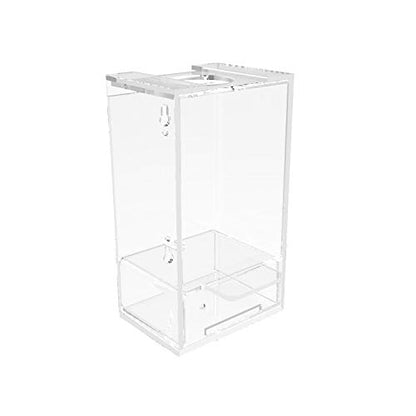 FixtureDisplays® Tabletop Wall Mounted Acrylic Hand Sanitizer Dispenser Locked Secure Enclosure 119085