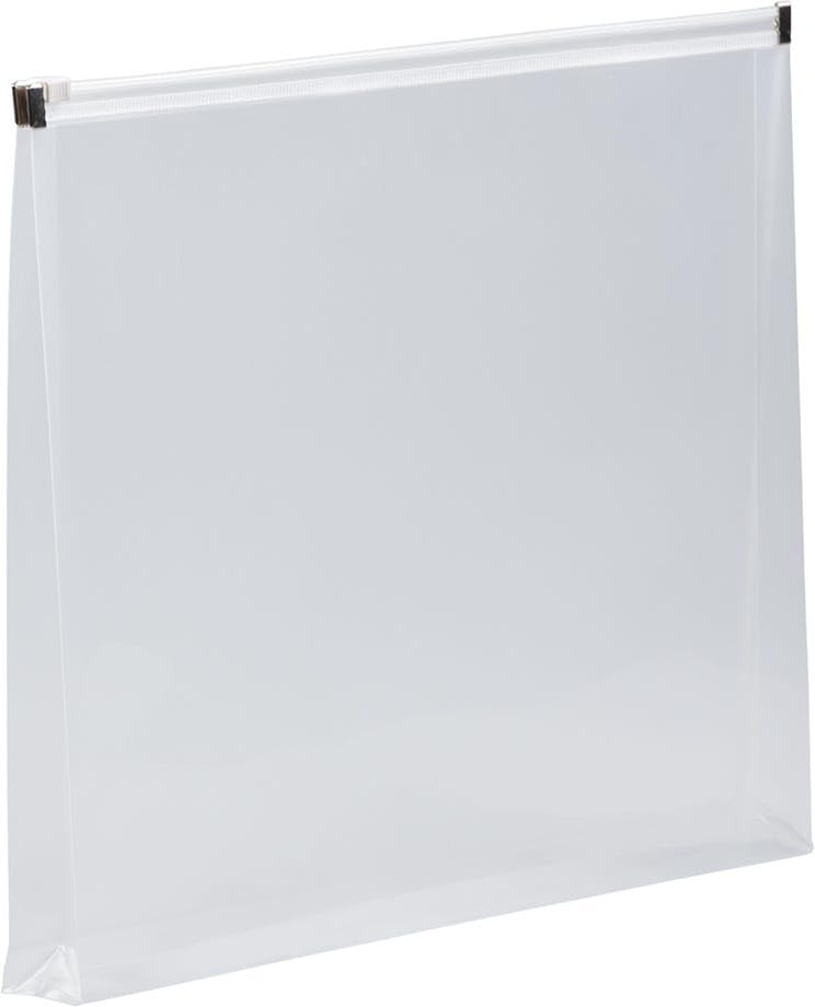 JAM PAPER Plastic Envelopes with Zip Closure - Letter Booklet - 9 3/4 x 13 - Clear - 3/Pack - color: Clear, size: Letter Size - 3 Pack