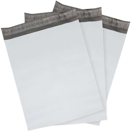 9527 Product Poly Mailers Envelopes Shipping Bags Self Sealing,10"x13", 500 Bags - color: White, size: 10"x13"|500Pcs
