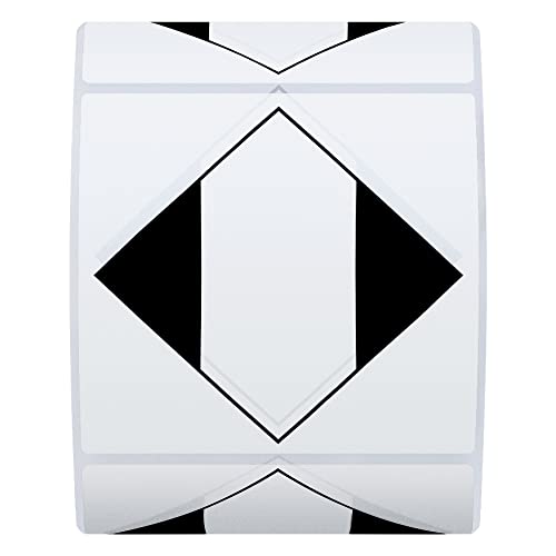 Shipping Labels Transport Stickers Limited Quantity of Dangerous Goods Black Diamond Label, 2"x2", 300 Per Roll - size: 2x2 inch