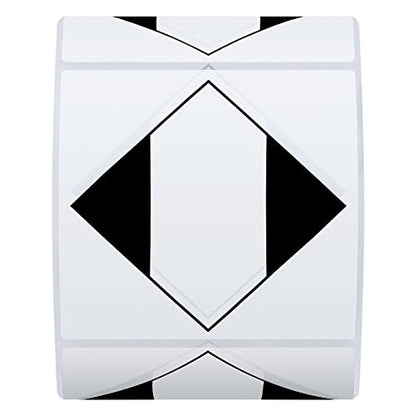 Shipping Labels Transport Stickers Limited Quantity of Dangerous Goods Black Diamond Label, 2"x2", 300 Per Roll - size: 2x2 inch