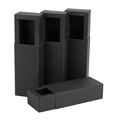 BENECREAT 12PCS Brown Kraft Packaging Drawer Box 4.8x2x1.5 Inch Cardboard Present Box for Lipstick, Small Perfume Essential Oil Bottle, Christmas, Festival Gift Packaging - color: Brown, size: 4.8 X 2 X 1.5 Inch (Pack of 12)