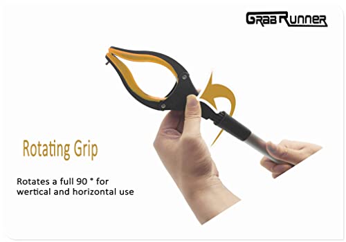 Grabber Reacher Tool -2 Pack 32” Reacher Grabber Tool with Strong Magnetic and Swivel Head - Pick Up Stick Grabbers for Seniors, Trash, Surgery Recovery Must Haves Gifts(Yellow) - size: Yellow (Pack of 2)