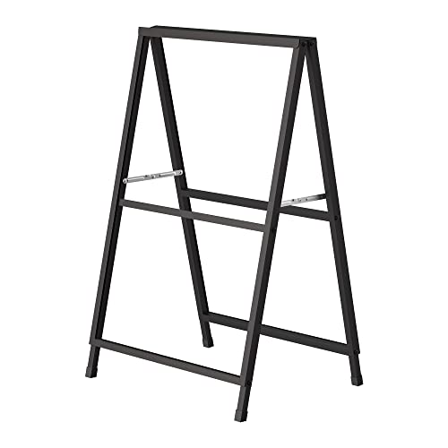 Relx 24x36 Inch Double-Sided A-Frame Sign, Heavy-Duty Folding Sandwich Boards, Metal Slide-In Sidewalk Signs for Outdoor Advertising Posters Frame Only (2 Boards Not Included)