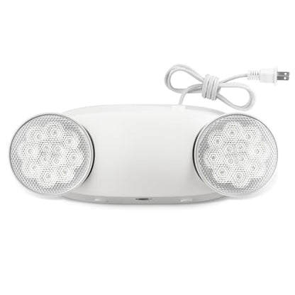 FREELICHT 1 Pack Led Emergency Lights with Round Head, 4FT Plug in Cord - size: 1 pack
