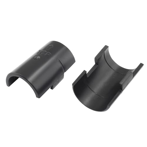 Hordion 24Pcs Wire Shelf Clips, Plastic Shelf Lock Clips for 1 Inch Post - size: 1 inch+24pcs