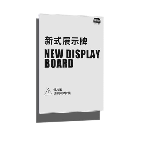 Wall Mount Acrylic Sign Holder (Vertical A5 148×210mm/5.83×8.27inches)